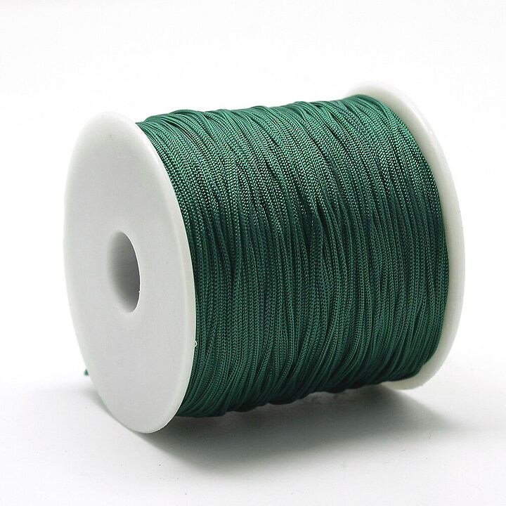 Snur poliester grosime 0,8mm, rola de 120m - verde inchis