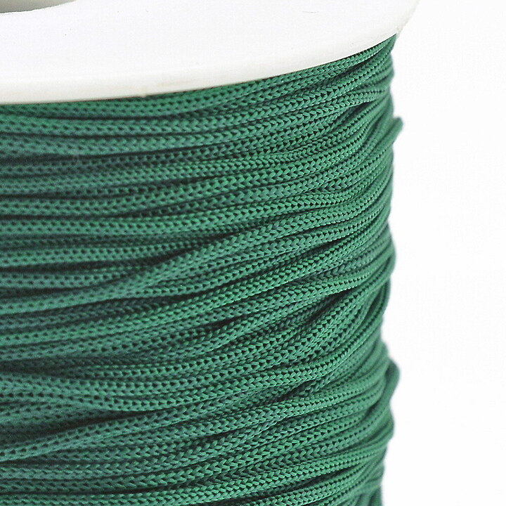 Snur poliester grosime 0,8mm, rola de 120m - verde inchis