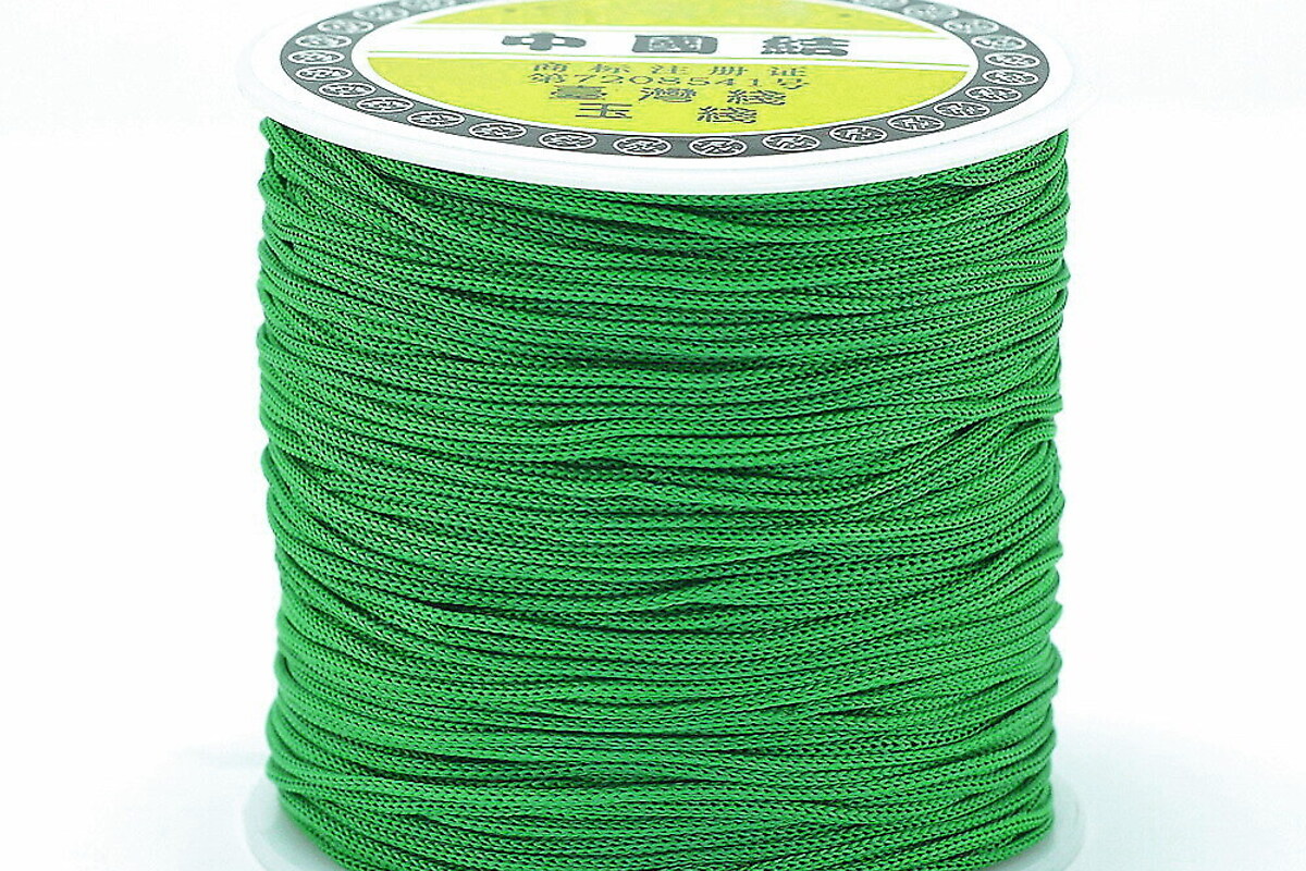 Snur poliester grosime 0,8mm, rola de 120m - verde