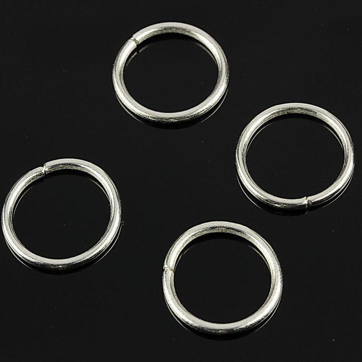 Zale argintii 16mm (grosime 1,5mm)