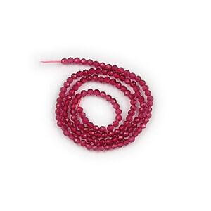 Sirag cristale rotunde 3mm - magenta