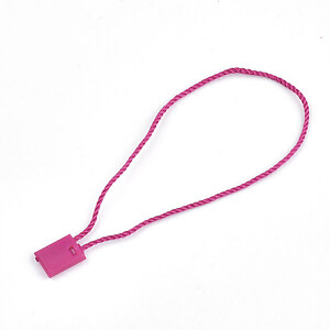 Snur roz cu sigiliu pentru eticheta 19x1mm (aprox. 100buc.)