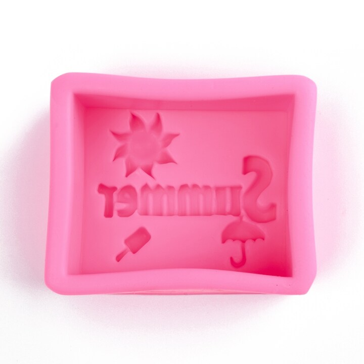 Matrita din silicon alimentar pentru fondant, ciocolata, sapun sau rasina epoxidica summer 80x70x37mm