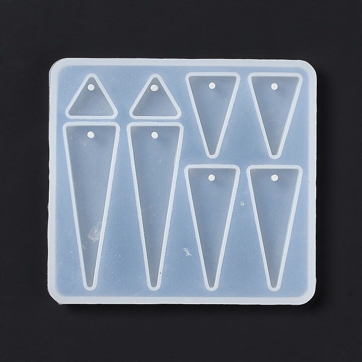Matrita din silicon pentru pandantive sau cercei din rasina 84x76x5,7mm