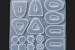 Matrita din silicon pentru cercei din rasina 130x127x6mm