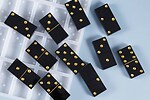 Matrita din silicon pentru rasina piese de domino 218x204x8mm
