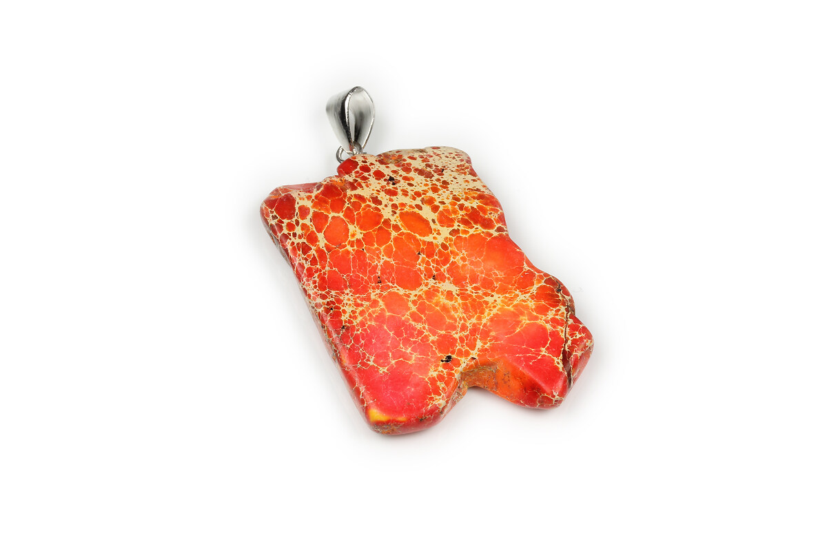Pandantiv regalite de sinteza nugget 45x30mm