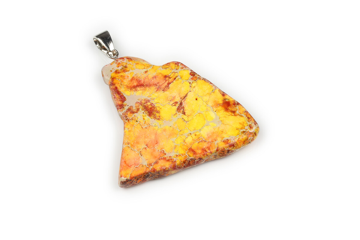 Pandantiv regalite de sinteza nugget 45x40mm