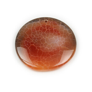 Pandantiv fire agata 42x42mm