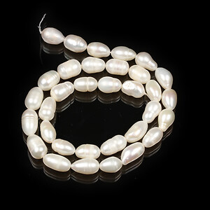 Sirag perle de cultura ovale 9-10x6-7mm
