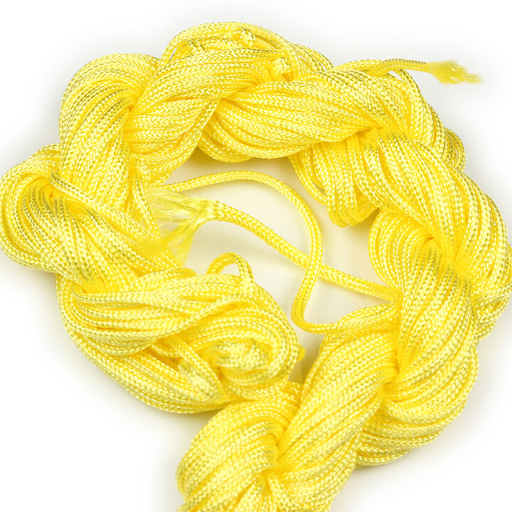 Ata nylon, grosime 2mm, 12m, galben