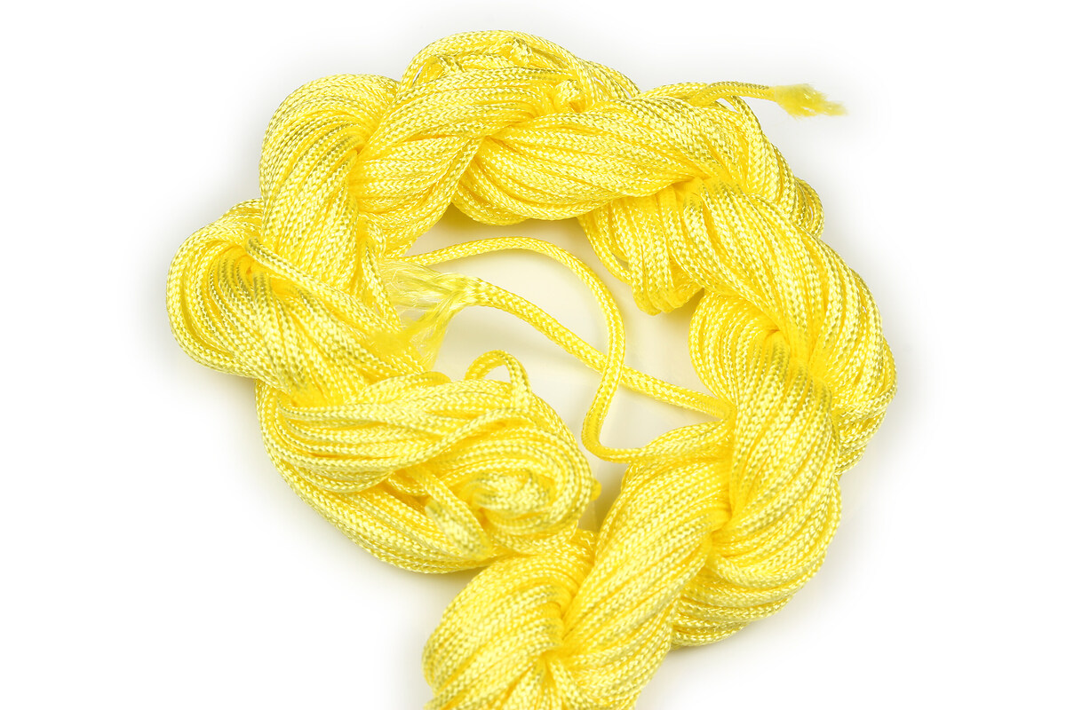 Ata nylon, grosime 2mm, 12m, galben