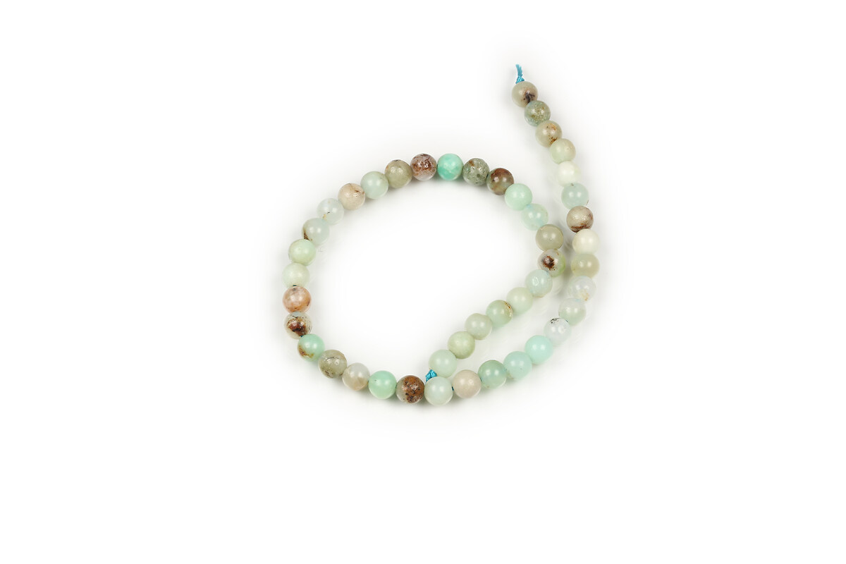 Mărgele scurt Australia Jade (Chrysoprase) sfere 4 mm (sirag)