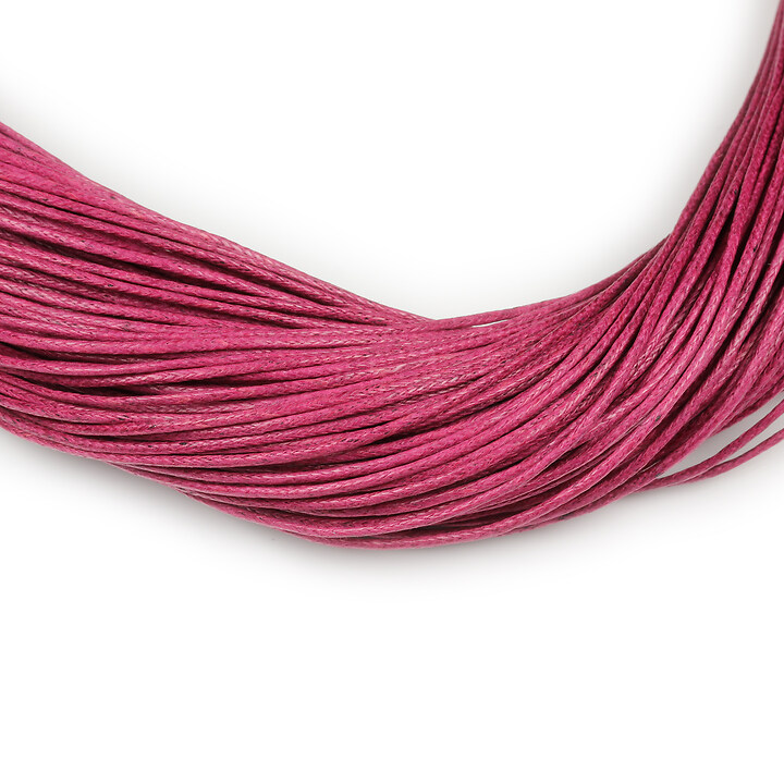 Ata bumbac cerat grosime 1mm, legatura aprox. 60m - magenta