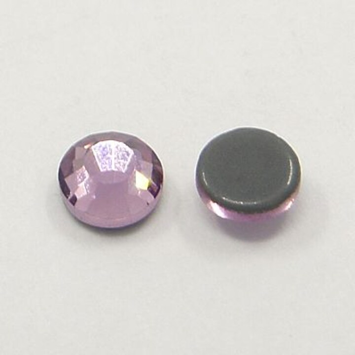 Strasuri cristal HOTFIX, marime SS16 (3,8-4mm), aprox. 1440 buc. - Light Amethyst