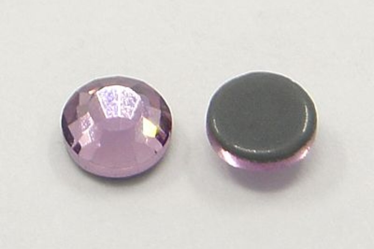 Strasuri cristal HOTFIX, marime SS16 (3,8-4mm), aprox. 1440 buc. - Light Amethyst