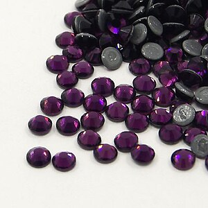 Strasuri cristal HOTFIX, marime SS10 (2,7-2,8mm), aprox. 1440 buc. - Amethyst