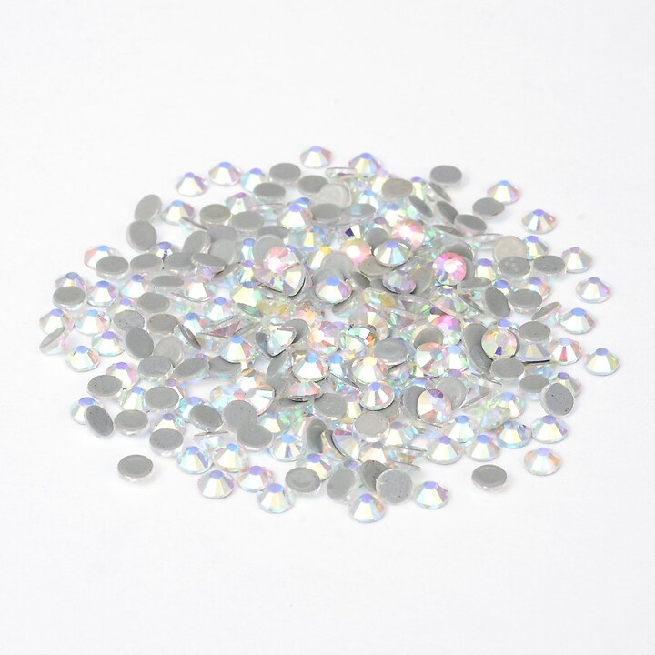 Strasuri cristal HOTFIX, marime SS8 (2,3-2,4mm), aprox. 1440 buc. - Crystal AB