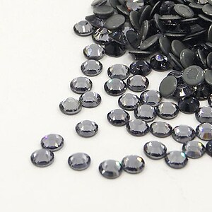 Strasuri cristal HOTFIX, marime SS6 (1,9-2mm), aprox. 1440 buc. - Black Diamond