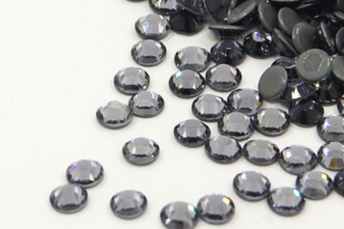 Strasuri cristal HOTFIX, marime SS6 (1,9-2mm), aprox. 1440 buc. - Black Diamond