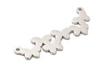 Link otel inoxidabil 304, fluturi 34x11,5x1mm