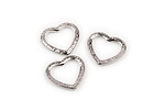 Link otel inoxidabil 304, inima 18x16,5x1,5mm