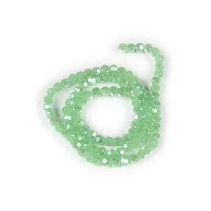 Sirag cristale rotunde 4mm - luster verde