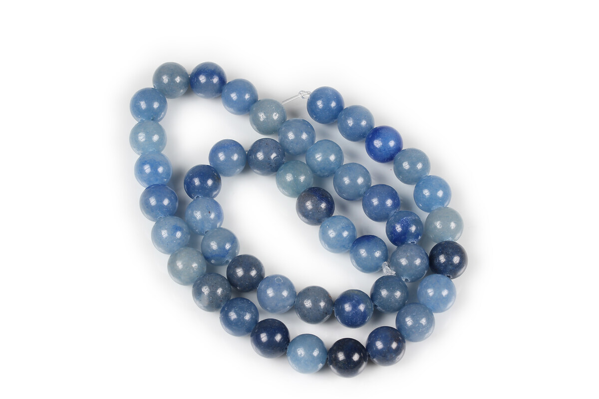 Margele aventurin albastru sfere 8mm (sirag)