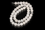Margele cuart alb sfere 8mm (sirag)