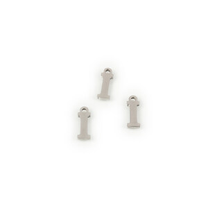 Charm mic otel inoxidabil 201, 8,5x3mm - litera I