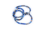 Margele regalite (jasp imperial) sfere 4mm (sirag) - albastru regal