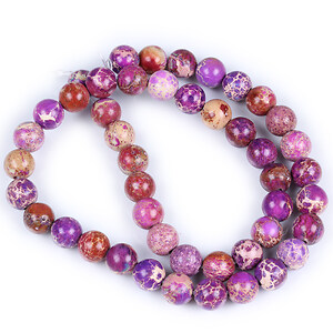 Margele regalite de sinteza (jasp imperial) sfere 8mm (sirag) - violet