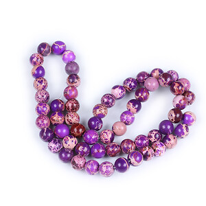 Margele regalite de sinteza (jasp imperial) sfere 6mm (sirag) - violet