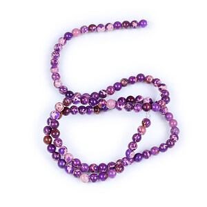 Margele regalite de sinteza (jasp imperial) sfere 4mm (sirag) - violet