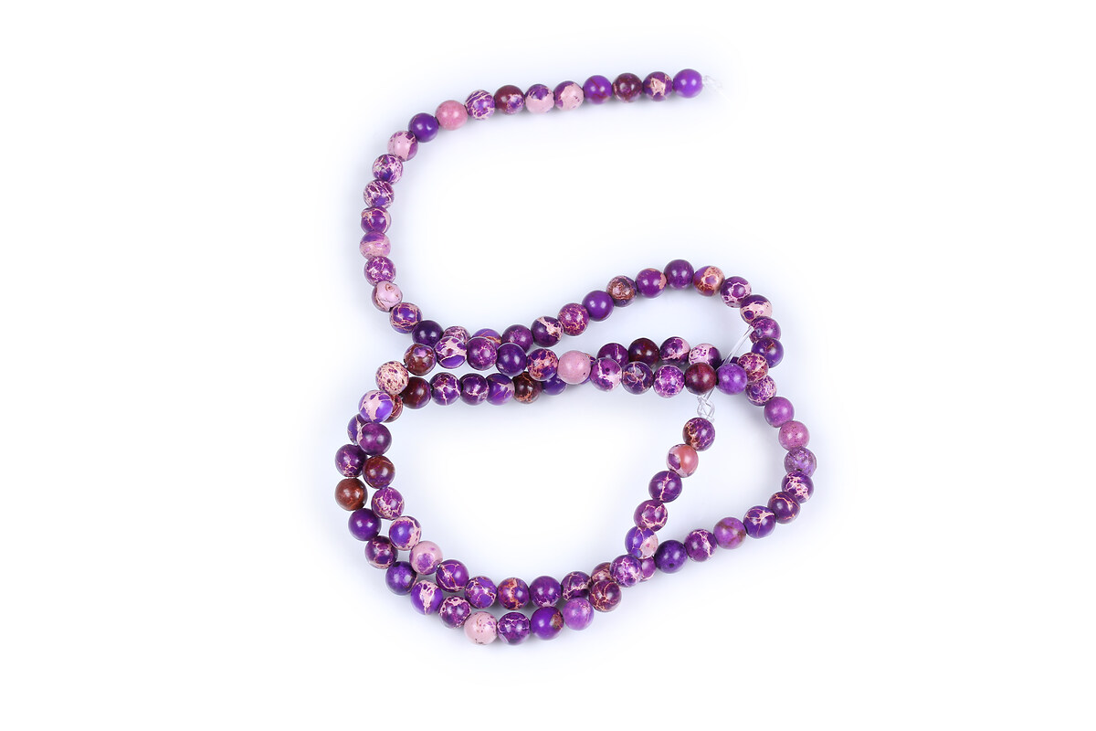 Margele regalite de sinteza (jasp imperial) sfere 4mm (sirag) - violet