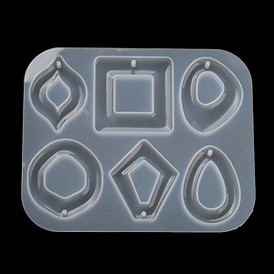 Matrita din silicon pentru pandantive din rasina 100x125x12mm