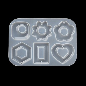 Matrita din silicon pentru pandantive din rasina 95x135x12mm