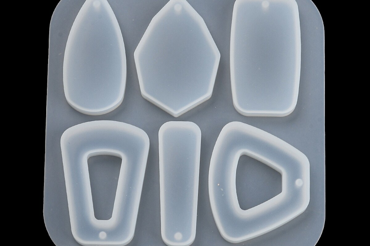 Matrita din silicon pentru pandantive din rasina 105x105x12mm