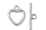 Inchizatoare toggle otel inoxidabil 304, inima 16,5x13,5x2mm