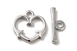 Inchizatoare toggle otel inoxidabil 304, inima 14x14x2mm