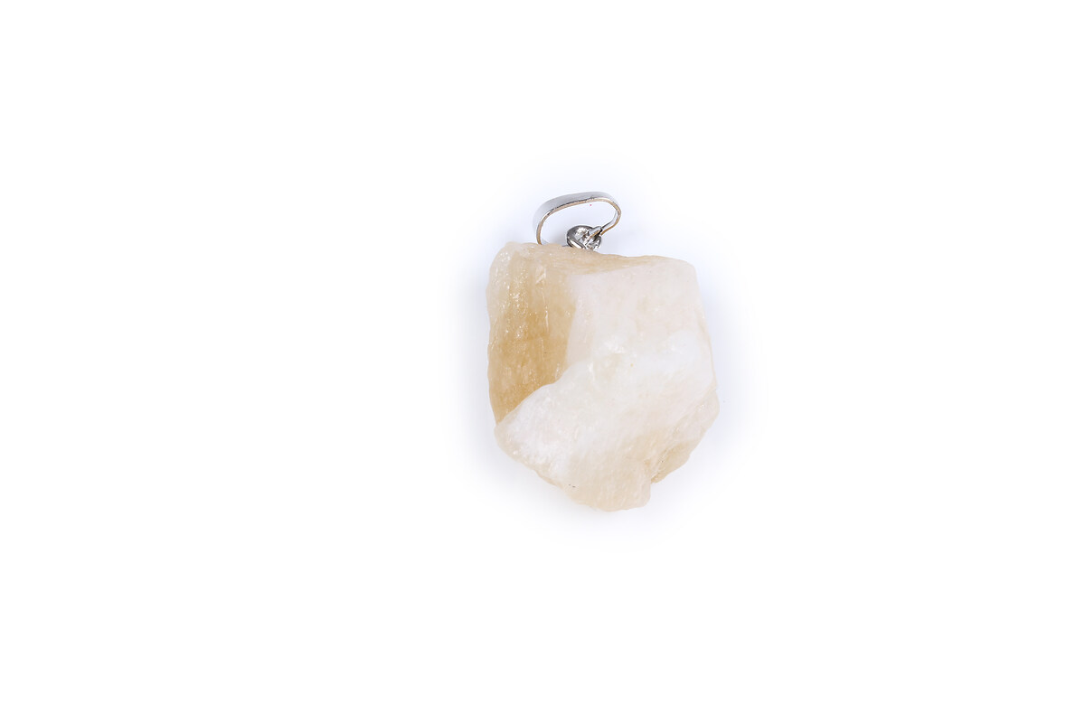 Pandantiv citrine nugget 45x23mm