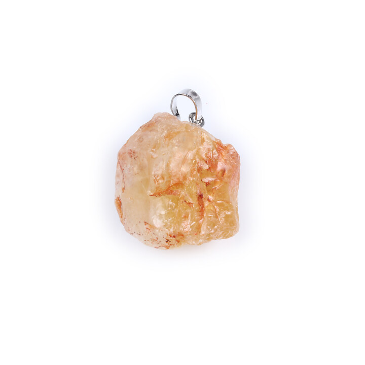 Pandantiv citrine nugget 42x25mm