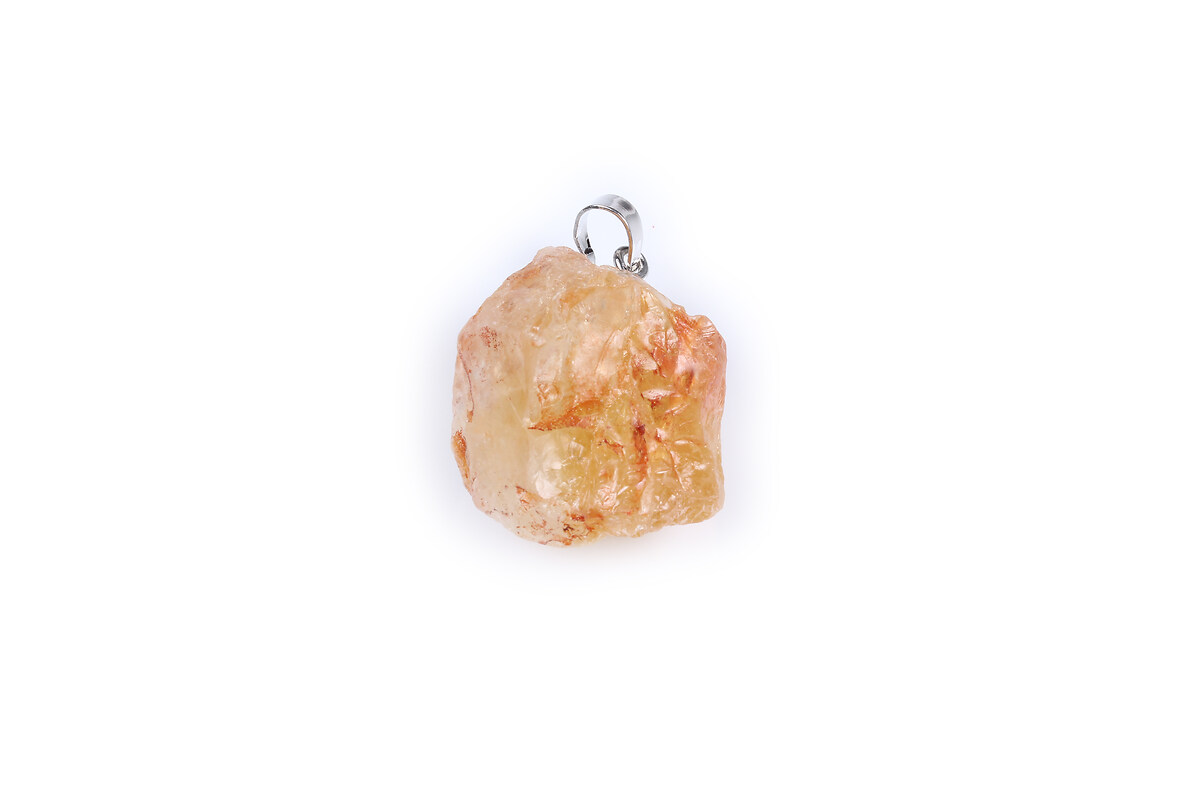 Pandantiv citrine nugget 42x25mm