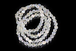 Margele cristal electroplacat 6x7mm (sirag) - trandafir crem AB