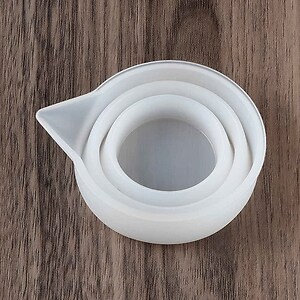 Cana din silicon retractabila pentru amestecat si turnat, non-stick, 78x64x76mm, capacitate 100ml