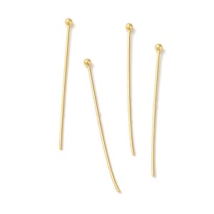 Ace cu bila otel inoxidabil auriu 304, 4cm (grosime 0,7mm) (10 buc.)