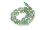 Margele aventurin verde oval 13,5-14x10-4,5-5mm (sirag)