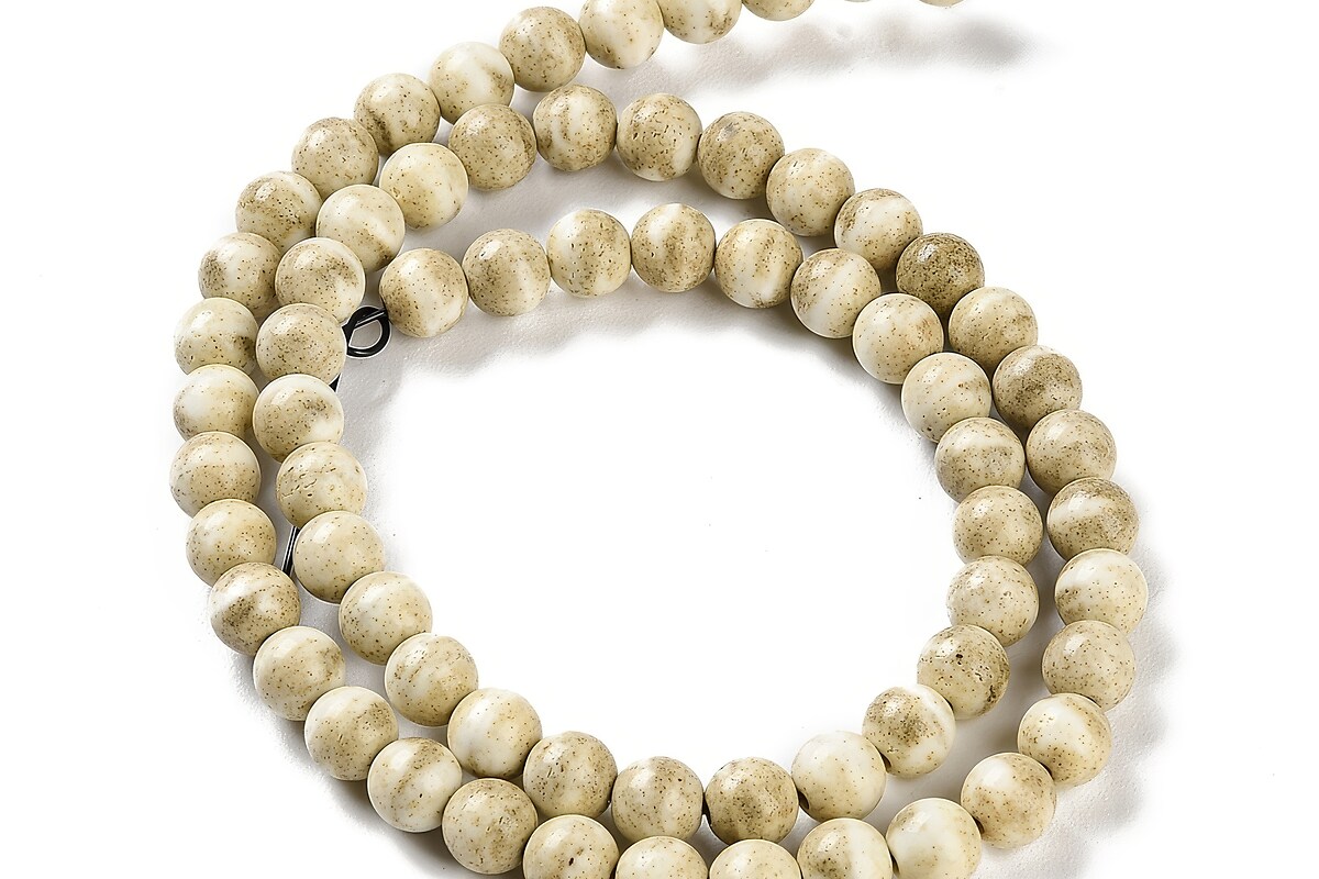 Margele Rainbow Alashan Agate sfere 6mm (sirag) - nisipiu