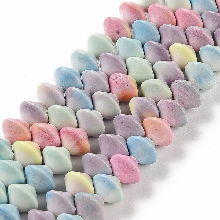 Margele Rainbow Alashan Agate rondele 10,5x8-10mm (sirag) - pastel