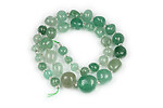 Margele aventurin verde nuggets tumbled 6-12,5x6-15mm (sirag)
